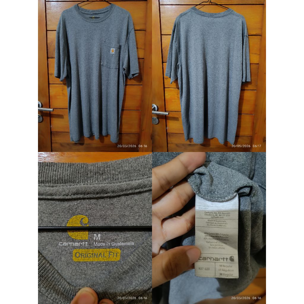 Kaos Carhatt Pocket