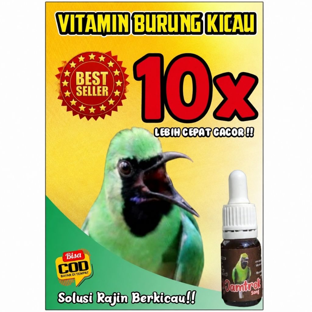 penggacor seketika burung cucak ijo , jamtrok song penggacor instan cucak ijo bahan macet drop menta