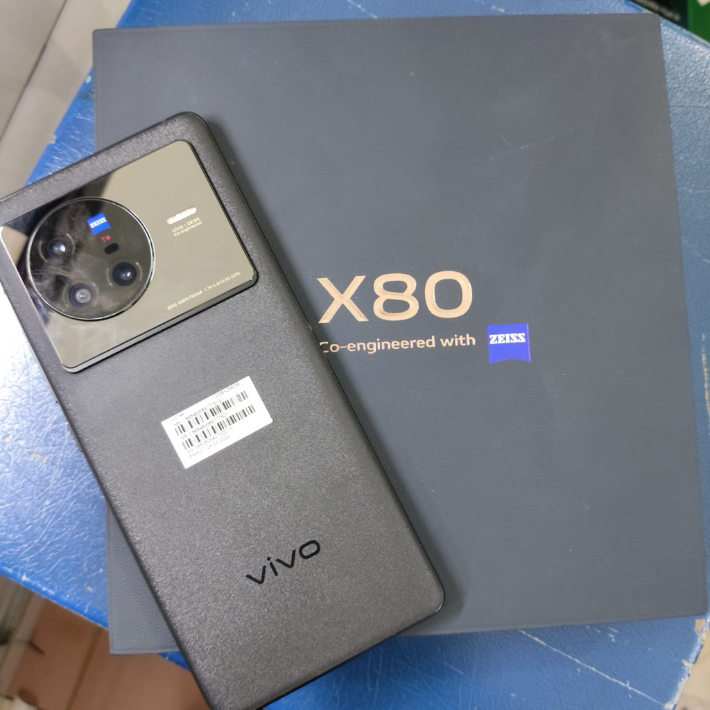 Vivo x80 ram 12/256 second fullset original mulus termurah