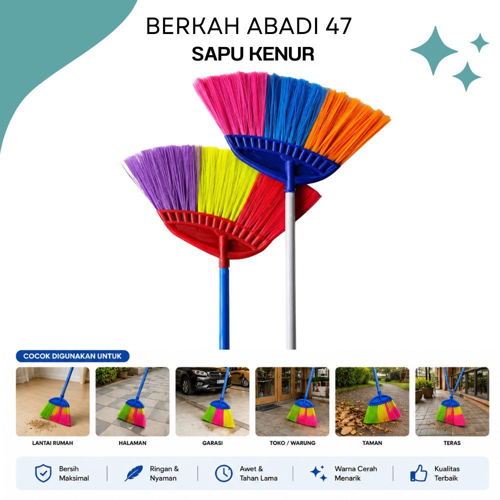 Sapu Kenur Ringan Kuat Murah / Sapu Nylon Kenur Murah