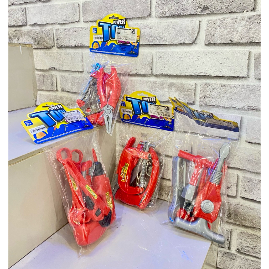 Mainan Anak Tools Set Pertukangan / Mainan Teknisi Aneka Peralatan Tukang Tools Mainan