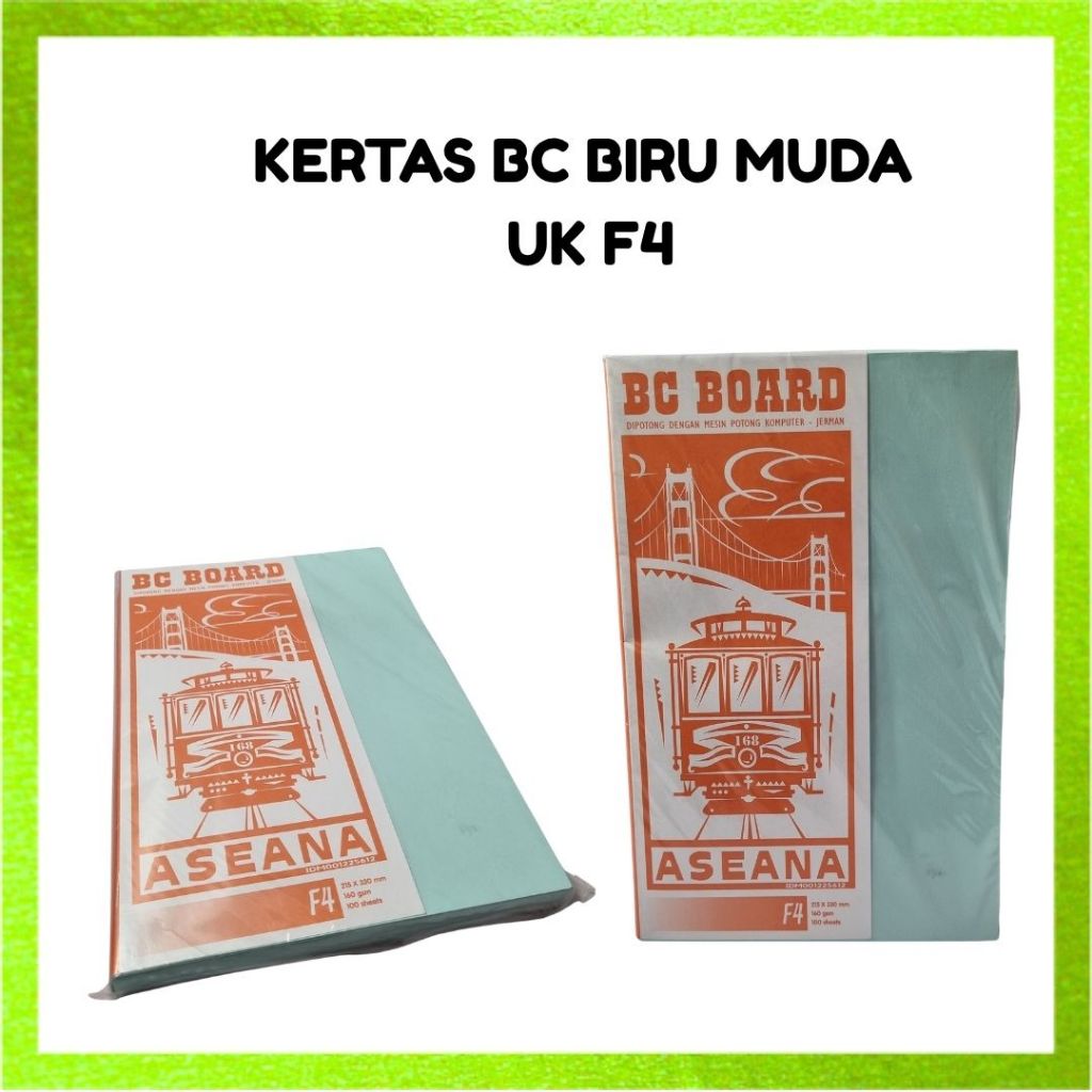 KERTAS BC PINK | KERTAS BUFALLO F4 | BC FOLIO | KERTAS BC BIRU MUDA | HIJAU MUDA | KUNING MUDA F4