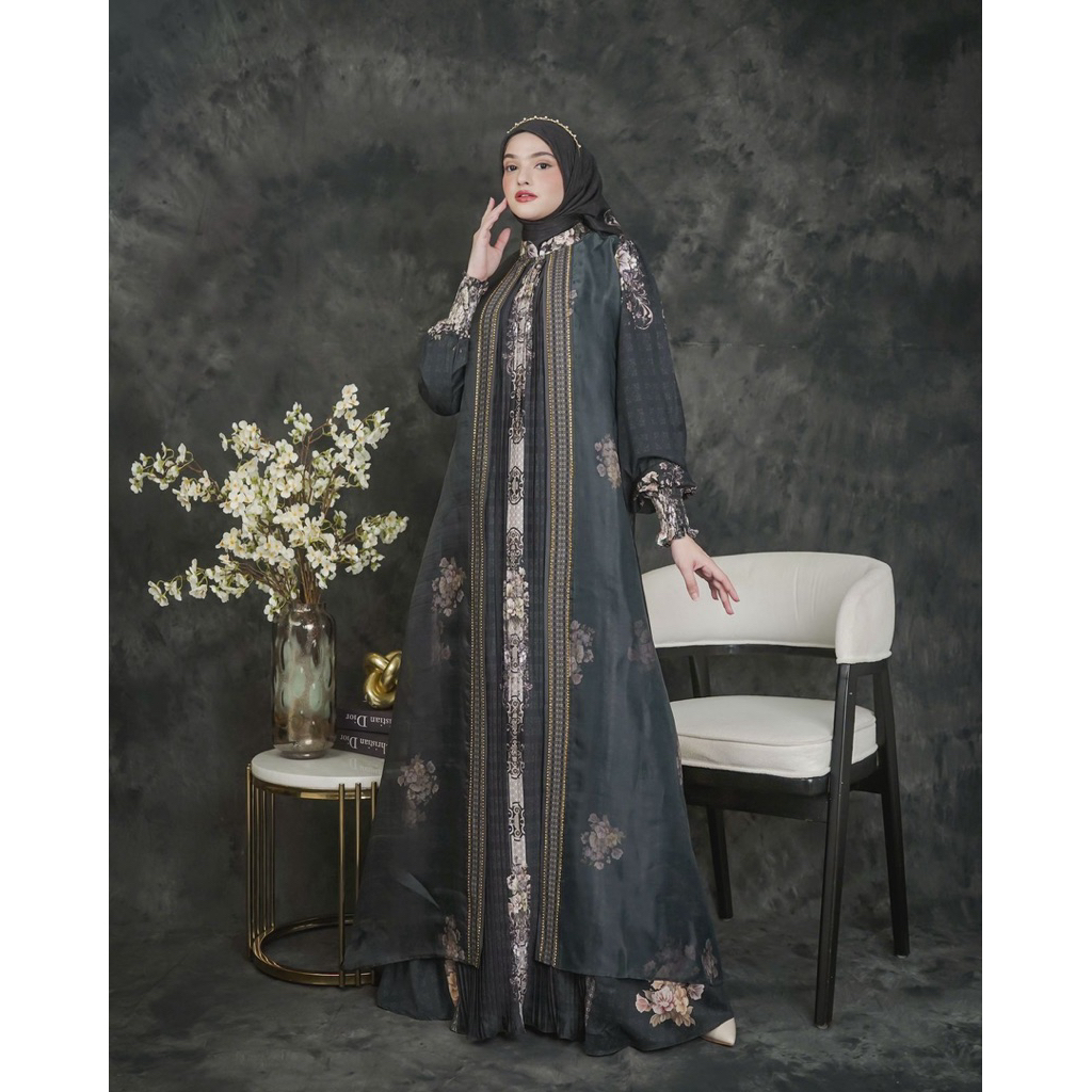 Gamis Syari Terbaru Rayna Series By Nefirna / Gamis Syari Cantik / Gamis Syari Kekinian
