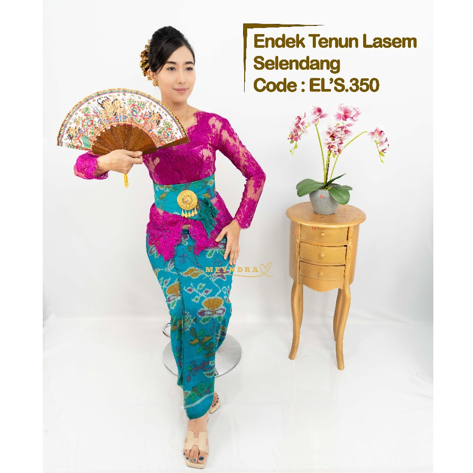 MEYNDRA BUSANA--> Endek Tenun Katun/ Endek Bali/ Endek Semi Mastuli Set Selendang/ Endek Lasem Set S