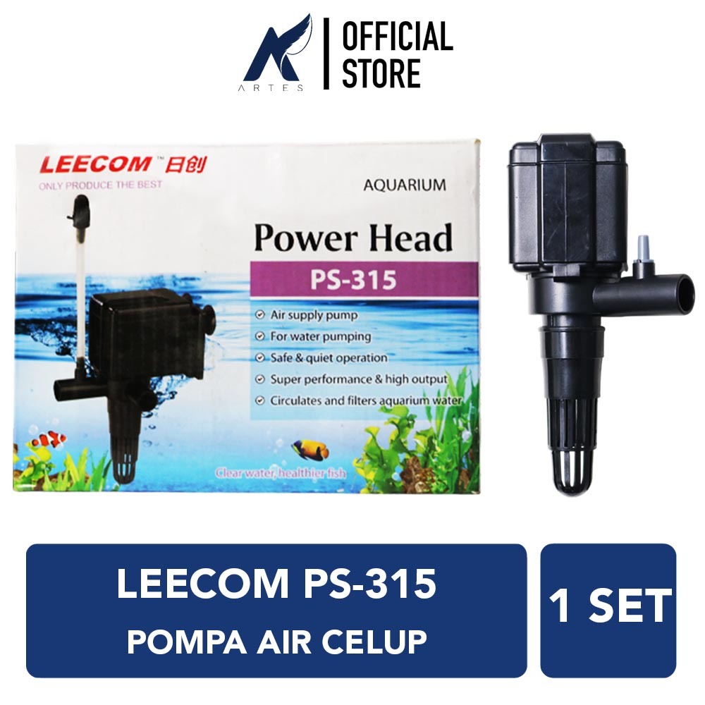 LEECOM PS-315 Pompa Air Celup Power Head Heads Water Pump Aquarium Akuarium PS 315 PS315