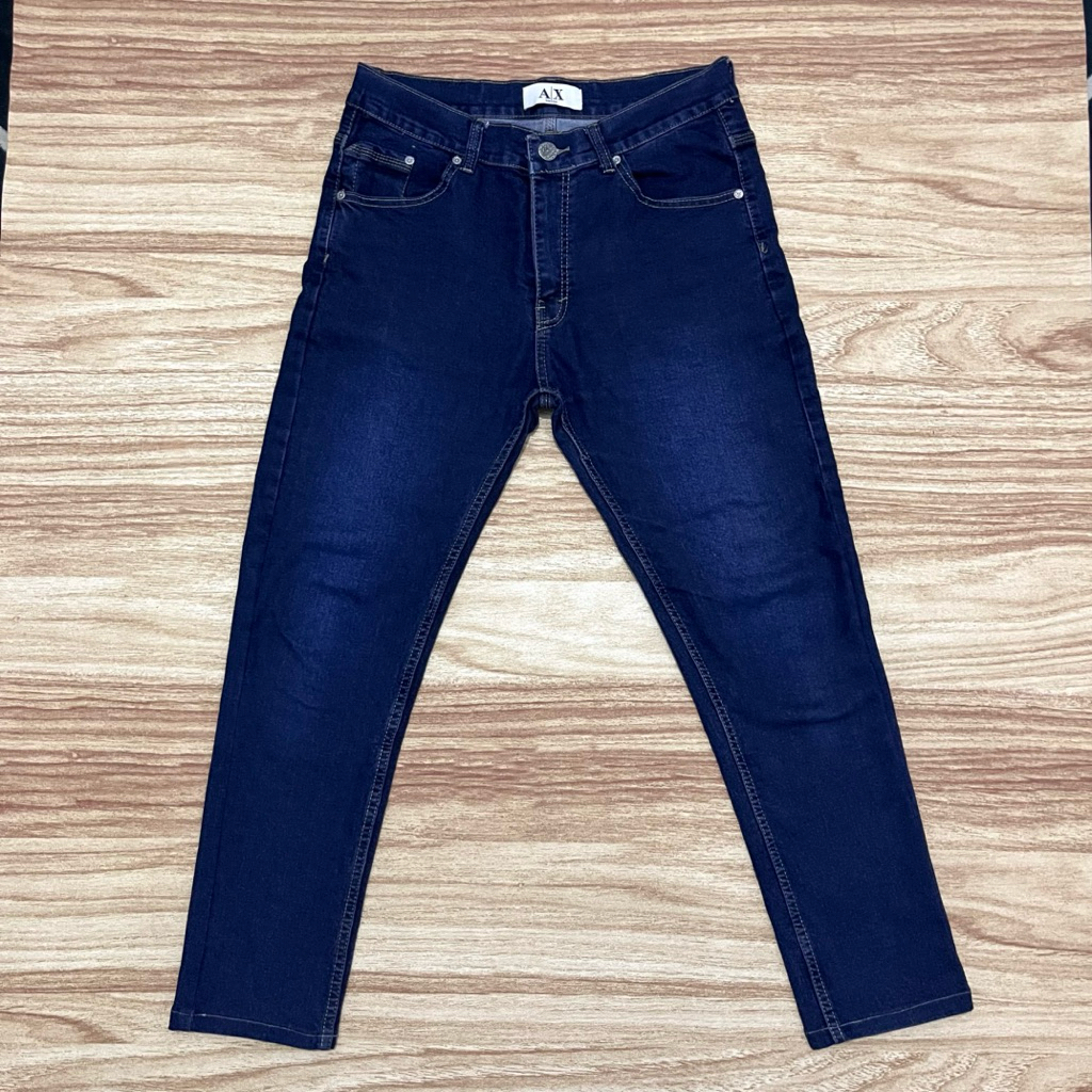 Celana Jeans Panjang AX HOUSE Slim Fit Blue Wash (32)