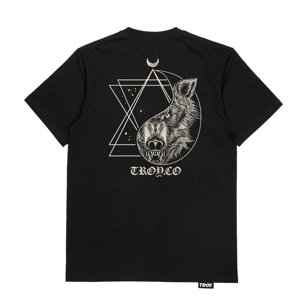 TROY COMPANY Kaos Pria Lengan Pendek - Hexa Wolf Tshirt MTD 2492