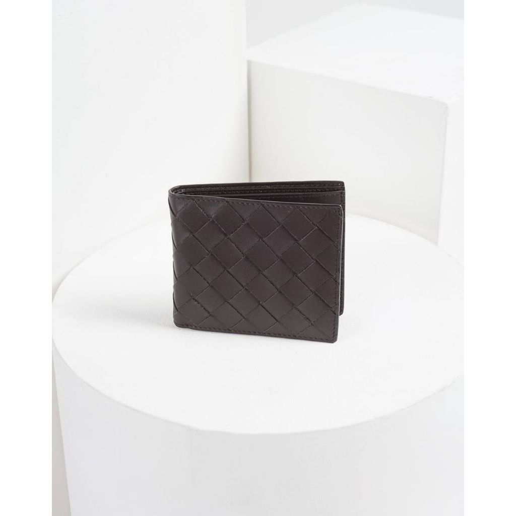 Bottega Veneta BV New Intrecciato Bifold Wallet Fondant