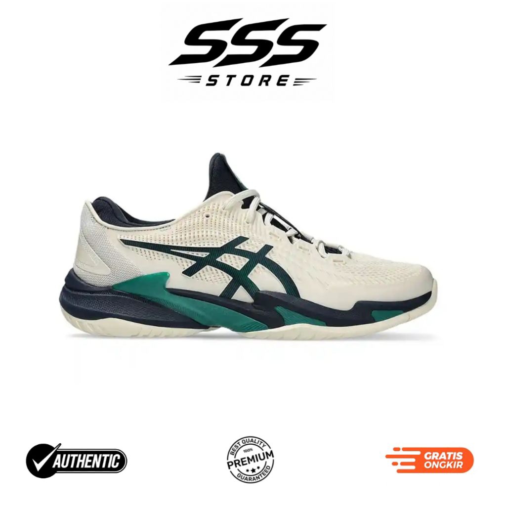 Tennis Asics Court FF 3 Novak Cream Jasper Green
