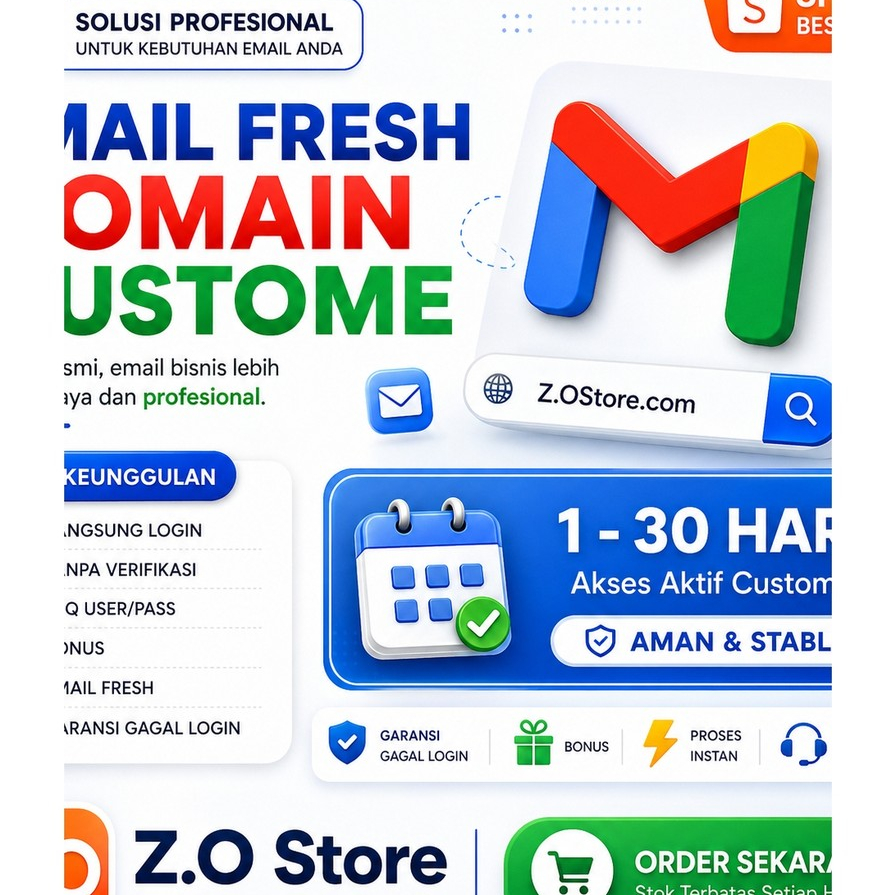 email fresh custome tanpa verif DOMAIN HOSTINGER ( temporer )