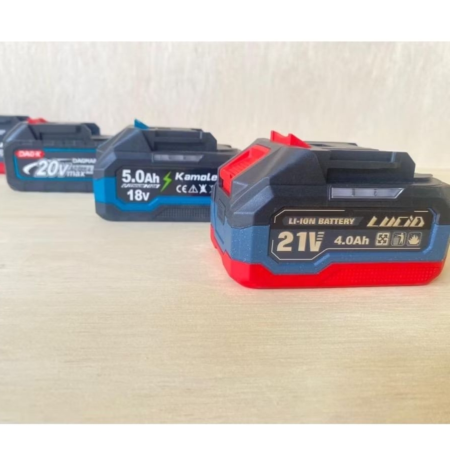 Baterai Lucid LXT 10cell 4ah Kamolee 5ah dagmara impact bor gerinda battery cordless Brushless charg