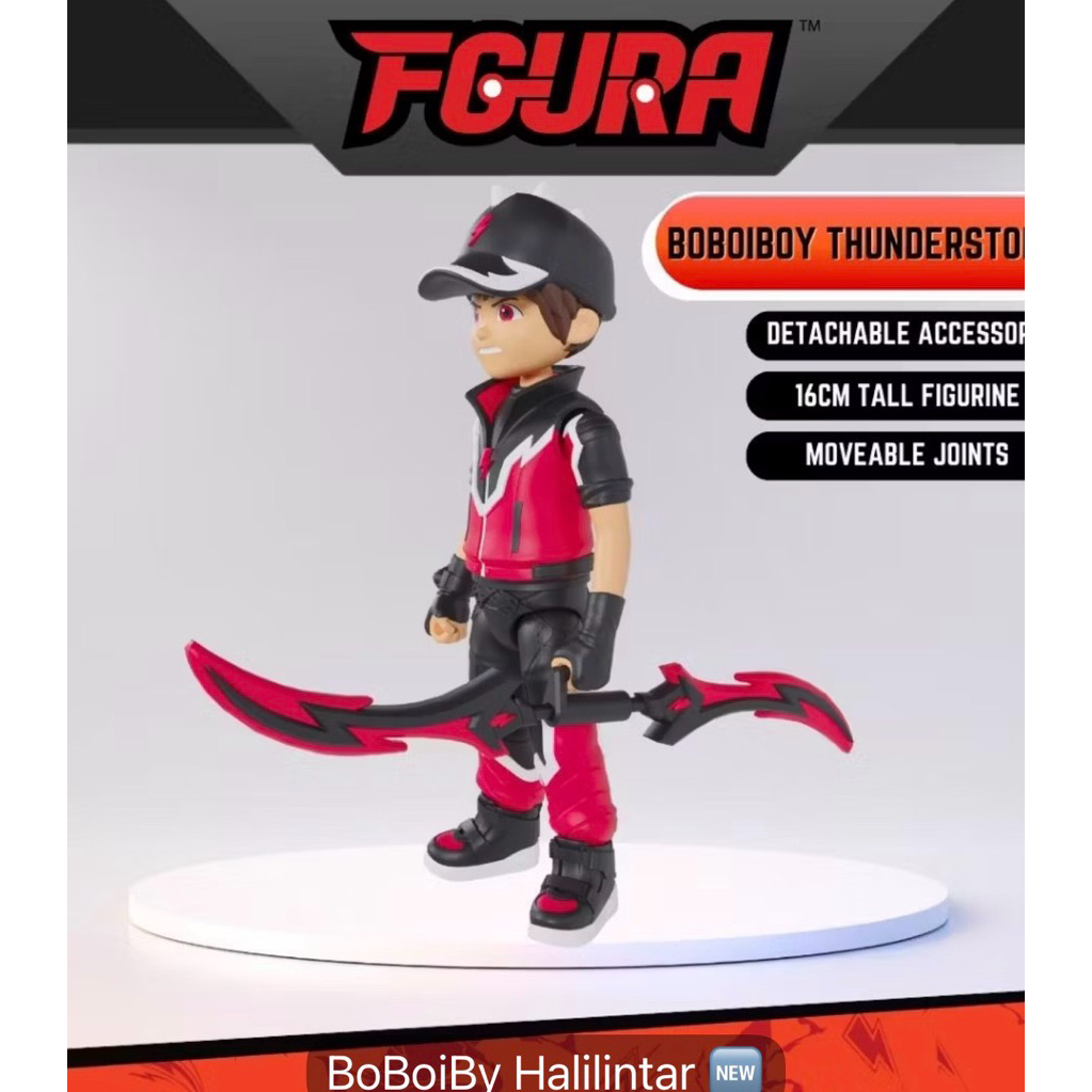 Monsta – HALILINTAR - BoBoiBoy Galaxy Official Action Figure - Mainan/Figurin