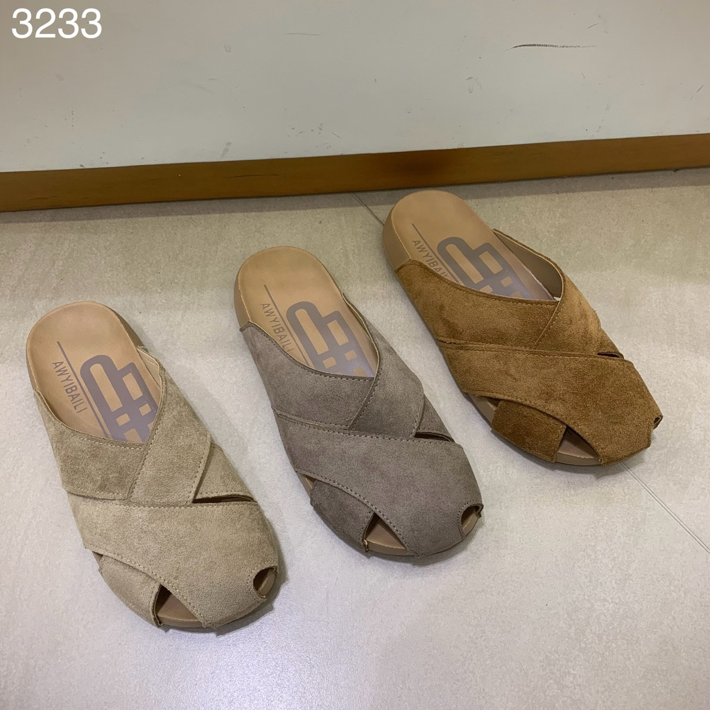 3233 Sandal Guangzhou Flat Wanita Import