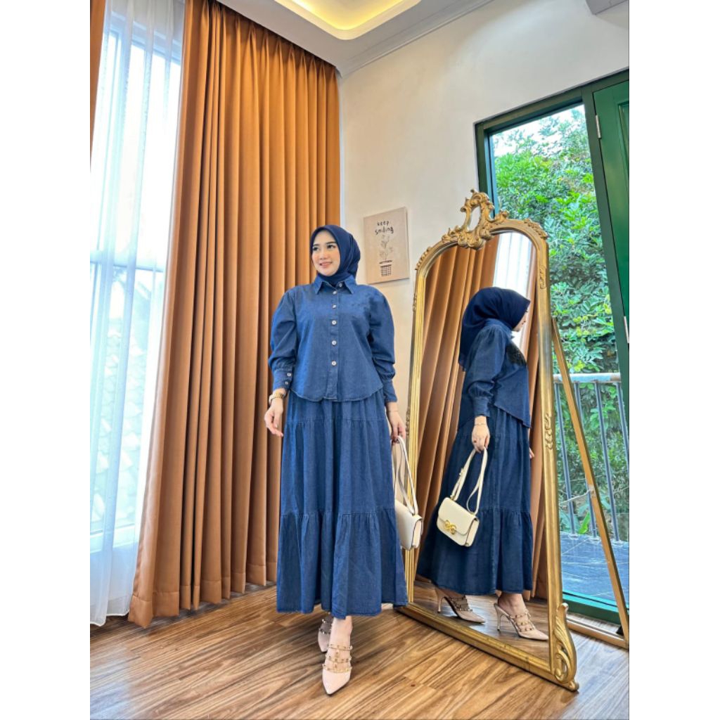 ONE SET ROK JEANS