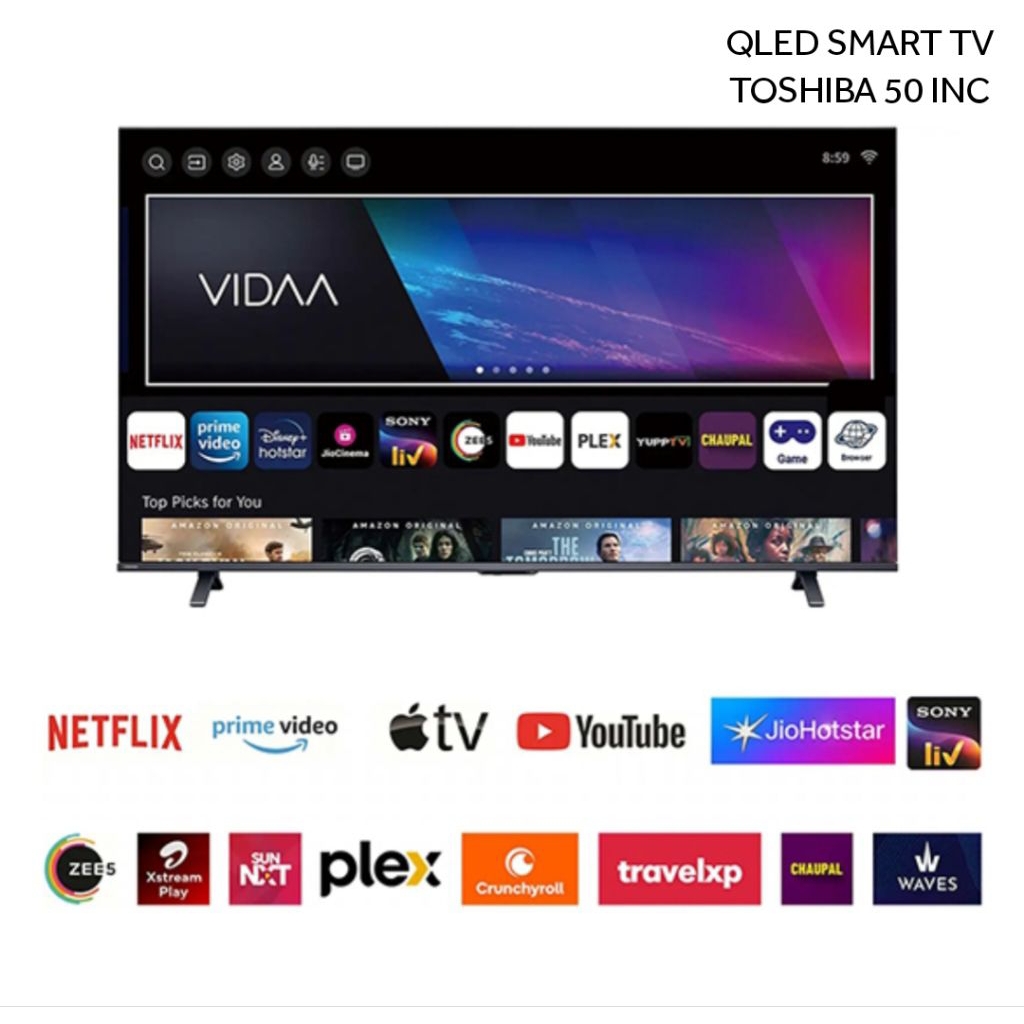 TV TOSHIBA QLED 50 INC 50V37SP SMART TV