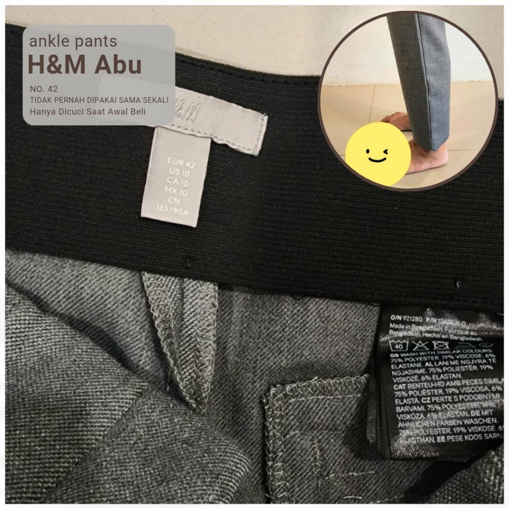 ANKLE PANTS H&M ABU ABU