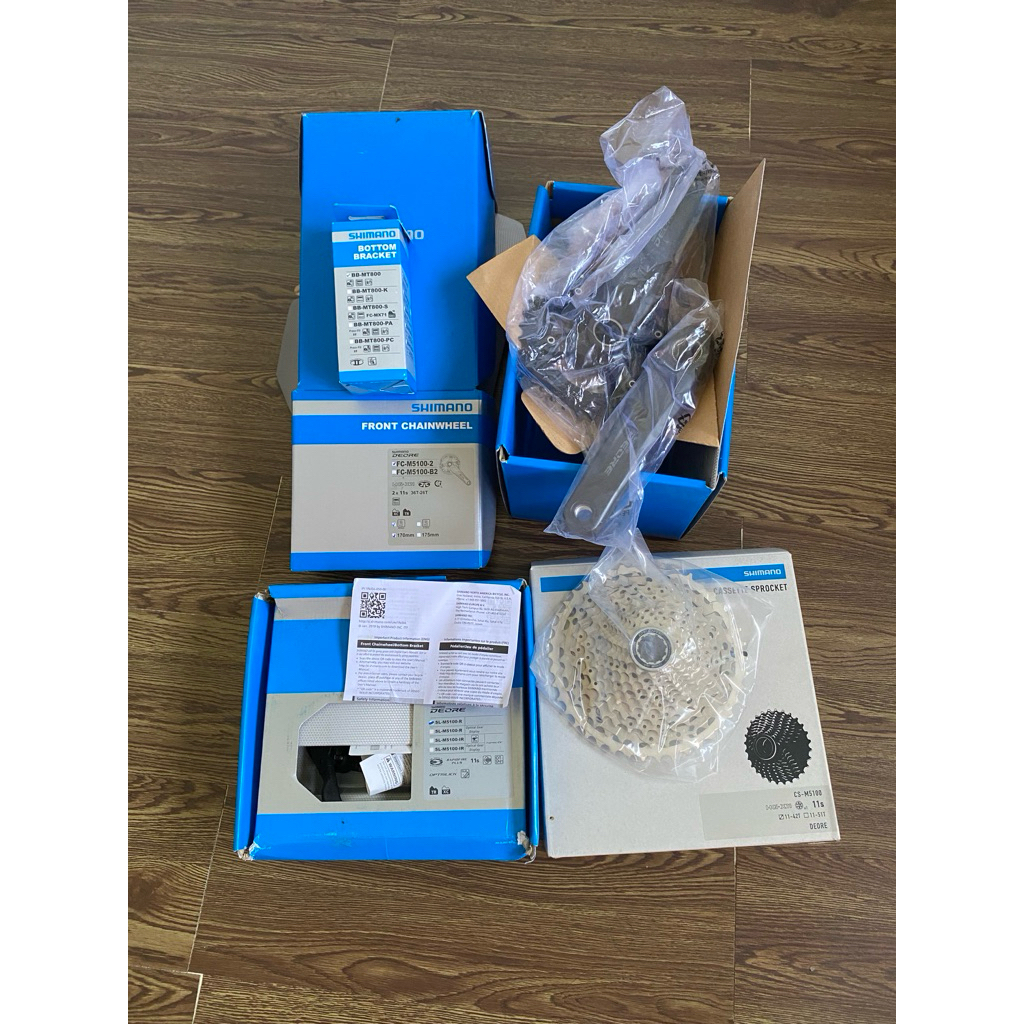 Mini groupset shimano deore m5100
