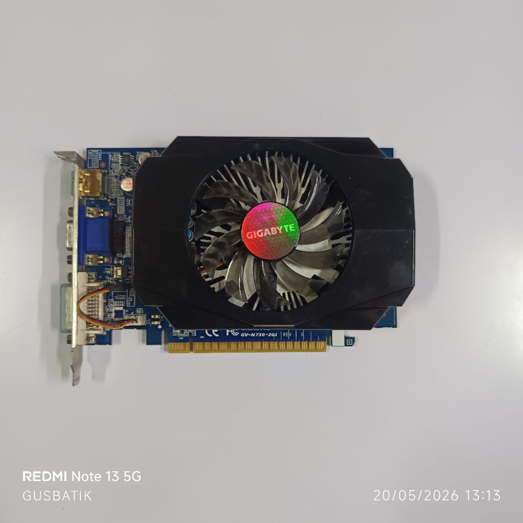 vga pcie 2gb 128bit ddr3 Gigabyte nvidia gt730 vga pci express second original