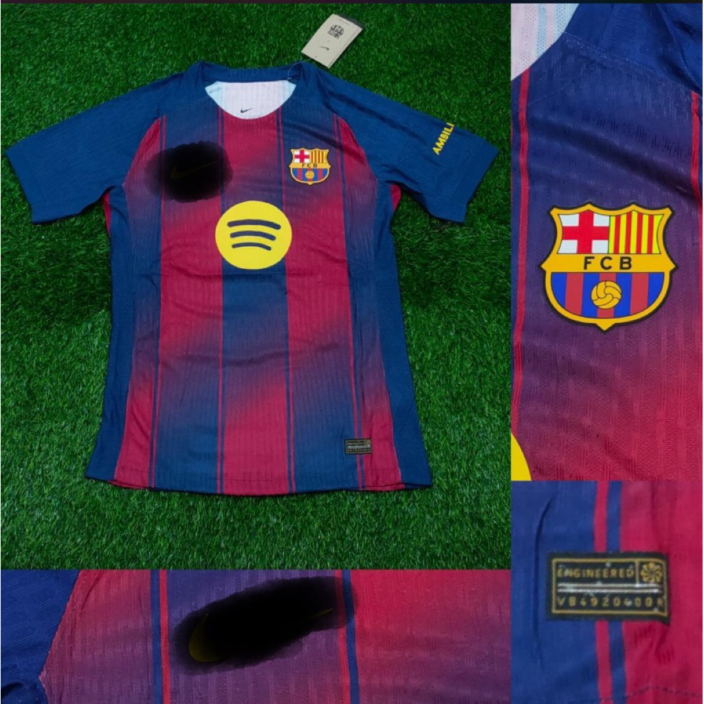 Jersey Kaos Baju Sepak Bola Barca Barka Barce Barcelona Home Away 3rd Third Edisi Special Spesial Ed
