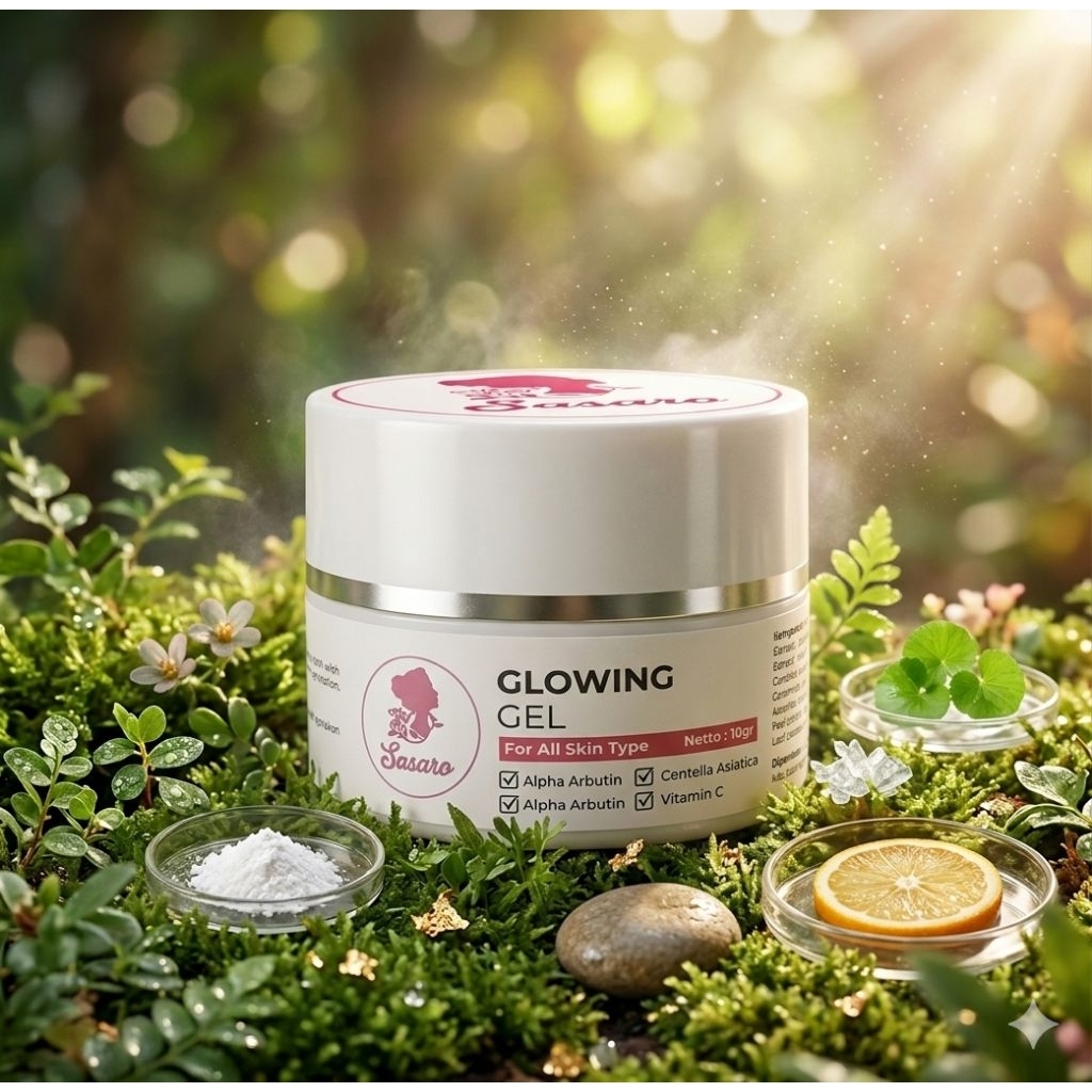 BPOM GLOWING GEL / GLOWING JELLY ARBUTIN