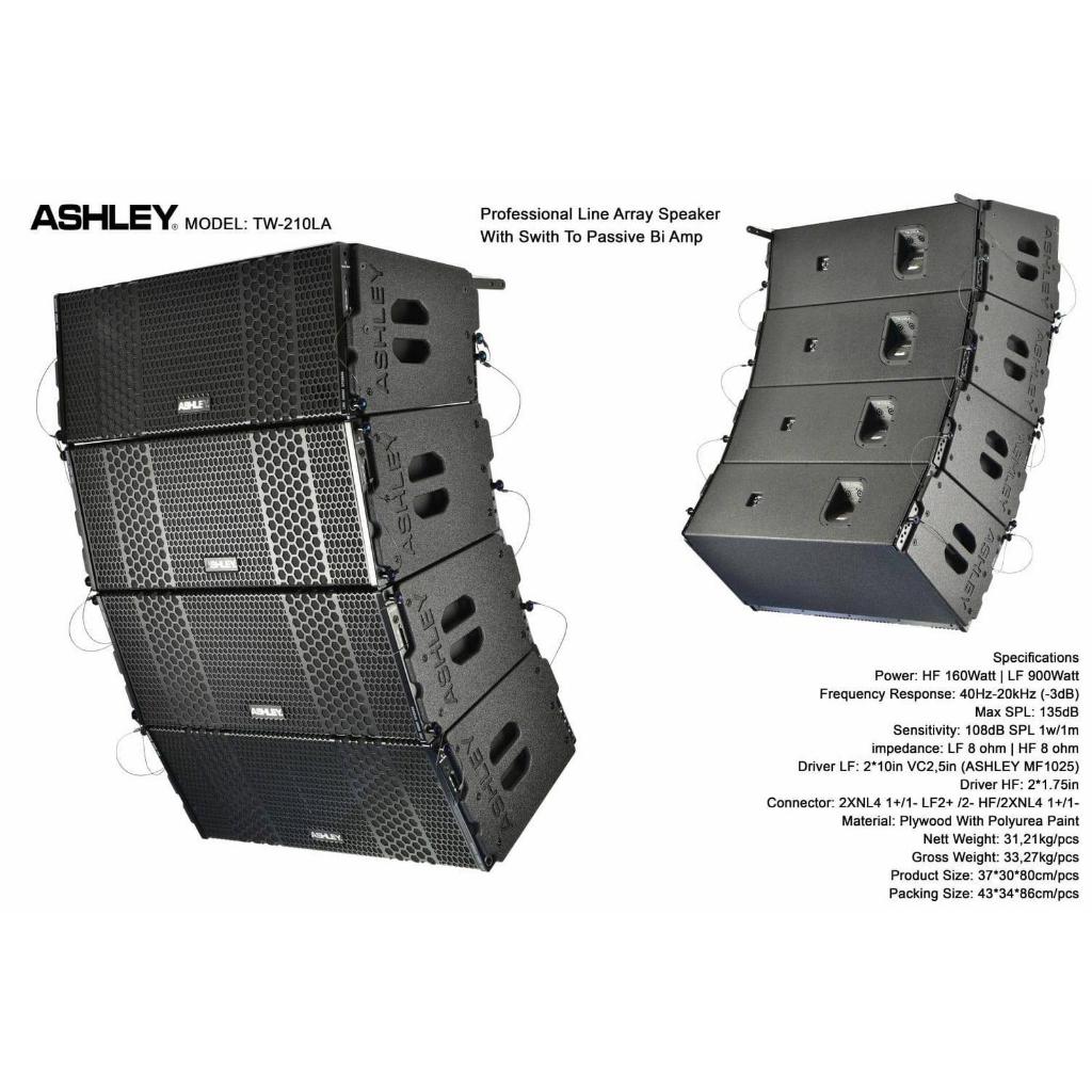 speaker ashley line array TW210LA TW 210LA TW210 LA ORIGINAL GARANSI RESMI 1 TAHUN