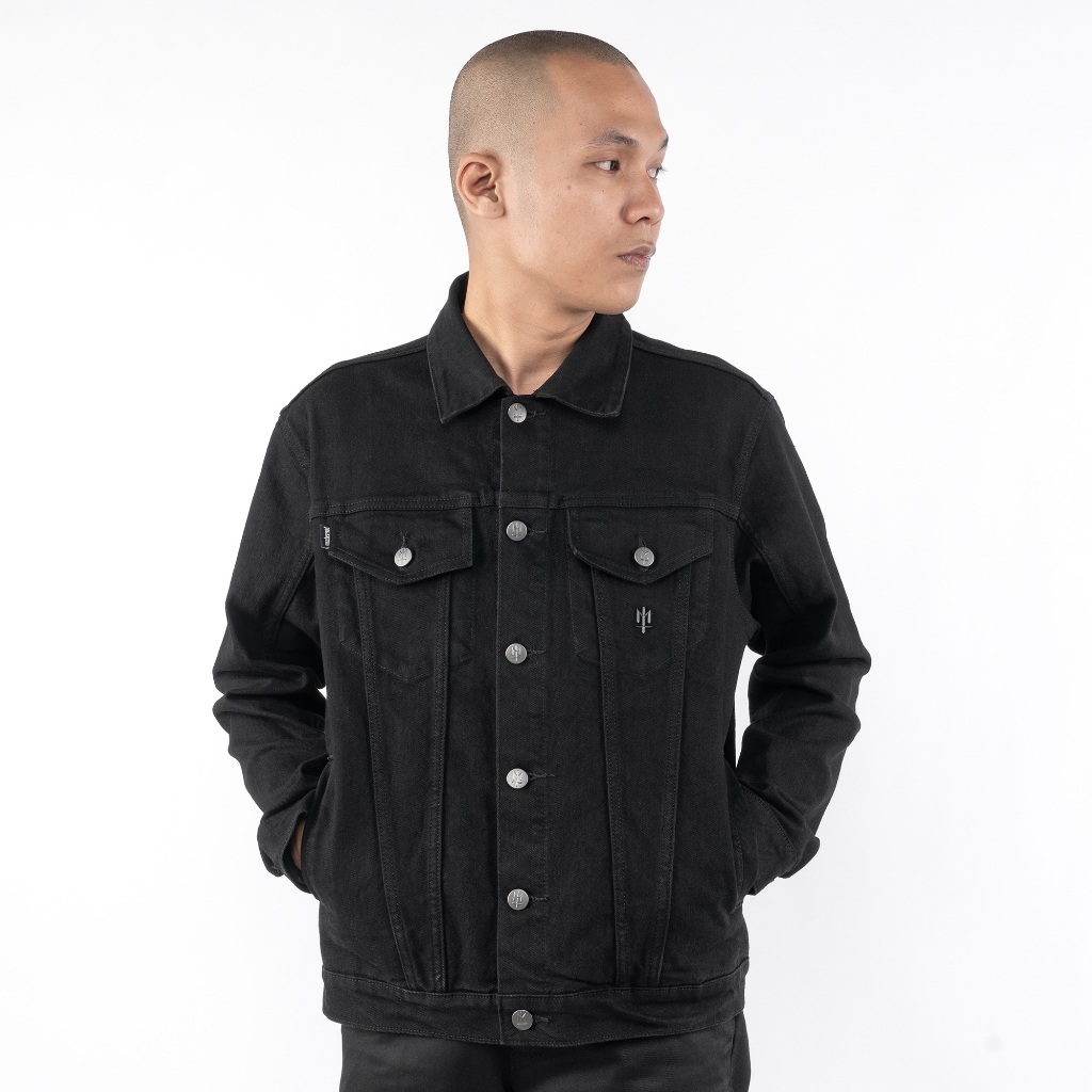 AGARTE Clandestine MATERNAL DISASTER DENIM TRUCKER WORK JACKET ORIGINAL