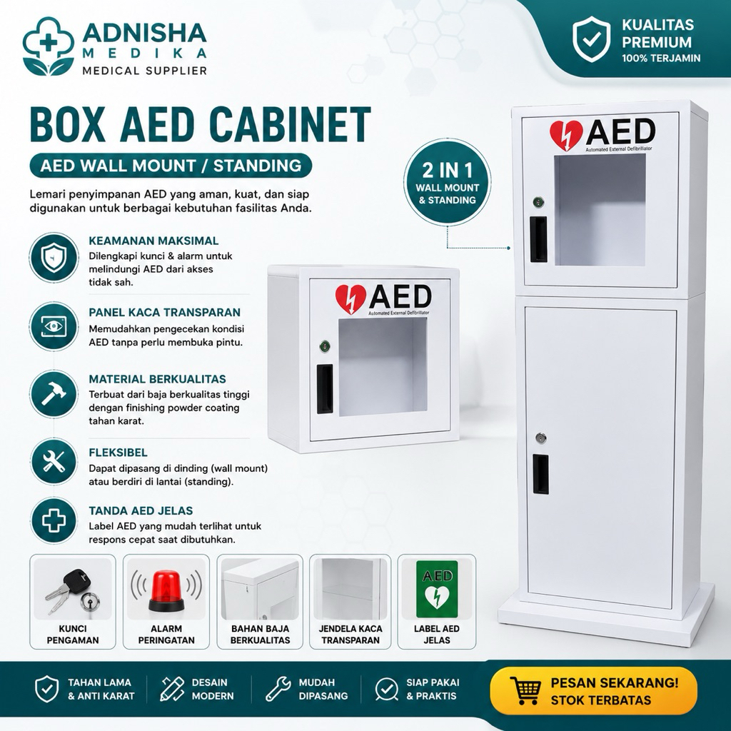 BOX AED CONTAINER / BOX AED CABINET / BOX AED STAND