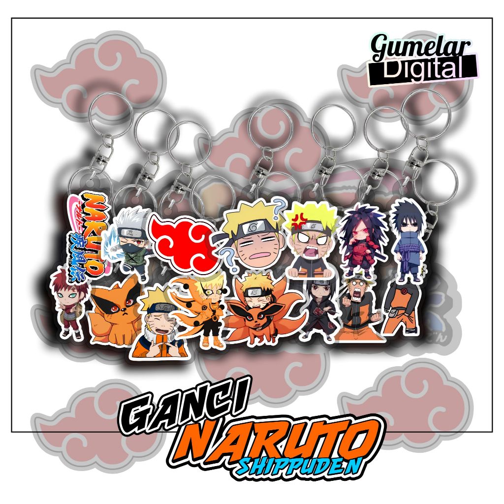 GANCI KARAKTER NARUTO SHIPPHUDEN GANCI NARUTO KAKASIH SASUKE MADARA SEKEREN INI TERBARU