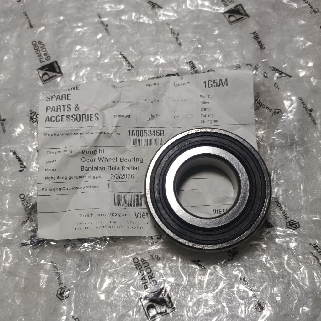 Bearing As Roda Belakang / Laher As Roda Belakang 6205 Vespa Matic LX S Sprint Primavera Original