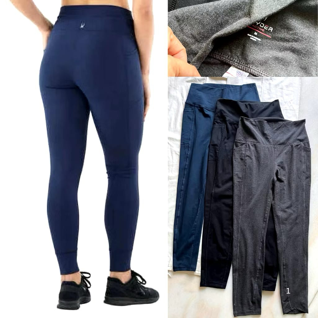 Legging wanita high waist premium  yoga olah raga gym stretch fit import anti nerawang slimming ping