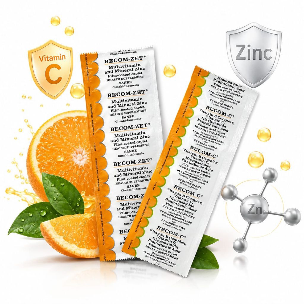 BECOM C | BECOM ZET | HEVIT C | BIOSANBE MULTIVITAMIN