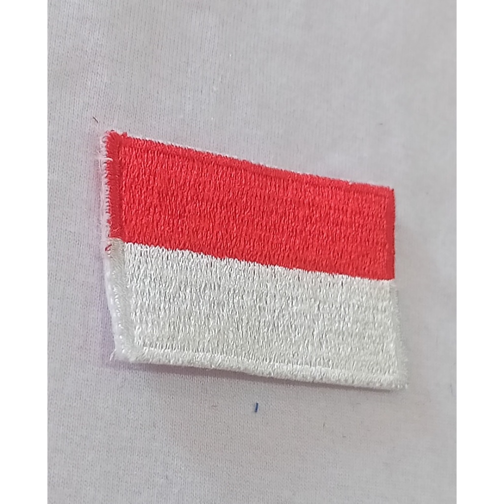 Bordir Bed Bordiran Bad Badge Logo Bet | Bendera Indonesia Baju Sekolah | Bendera Merah Putih | Bet 