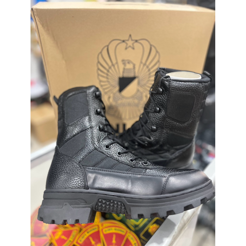 SEPATU PDL JATAH TNI AD KULIT JERUK JATAH 2025