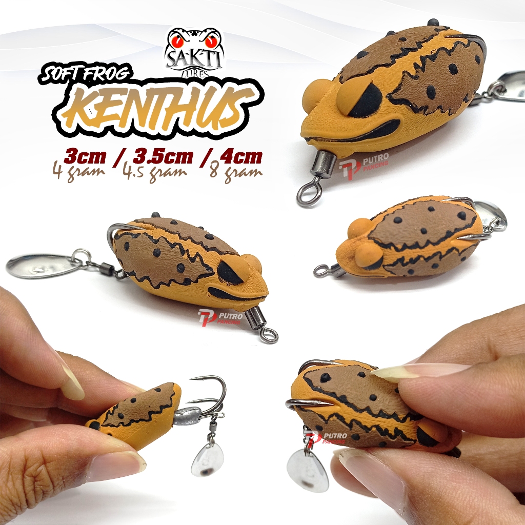 Lure KENTHUS Sakti Lure Blade Soft Frog softfrog Kodok Katak