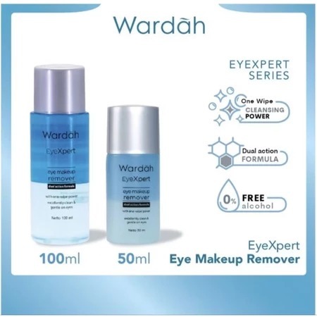 Wardah EyeXpert Eye & Lip Makeup Remover Pembersih MakeUp Waterproof Wardah Pembersih Make Up