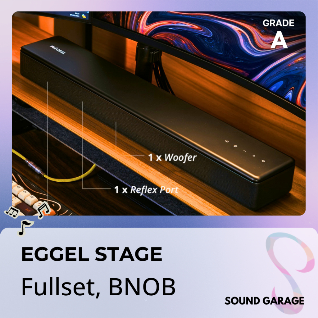 EGGEL STAGE Soundbar Speaker Bluetooth With Woofer