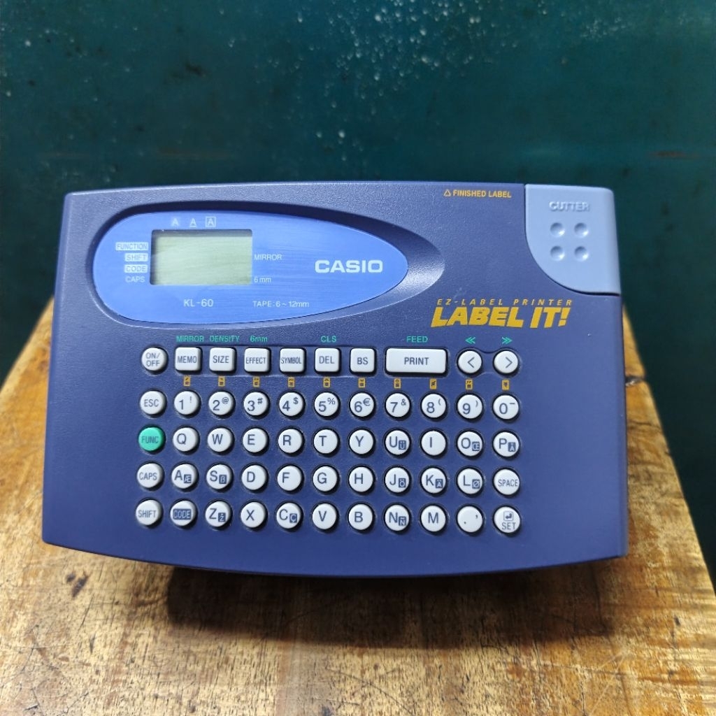 LABEL PRINTER/EZ LABEL CASIO KL-60/REAL PICT/UNIT ONLY