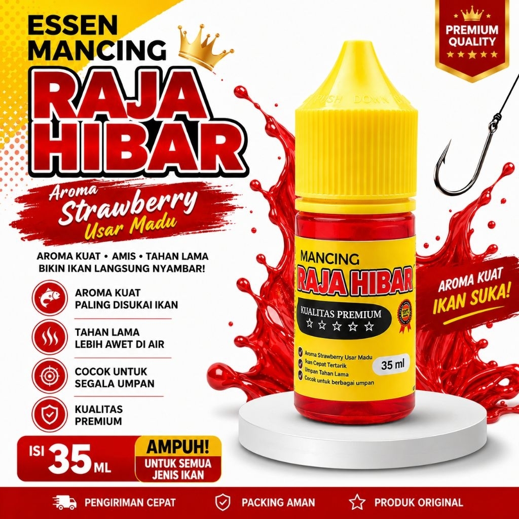 Essen Mancing Raja Hibar aroma Strawberry Usar Madu | Essen Juara Harian & Lomba