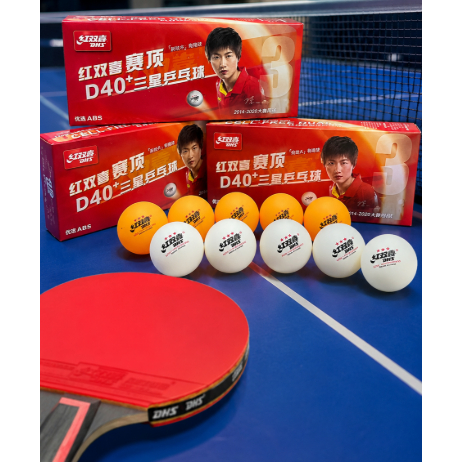 Bola Pingpong DHS 3* D40 Kuning / Putih ( isi 10pcs ) / Bola Tenis Meja / Bola Pingpong
