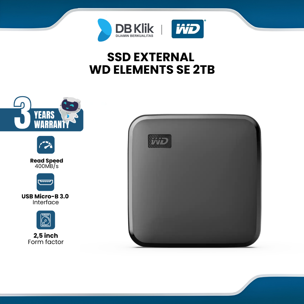 SSD External WD Elements SE 2TB