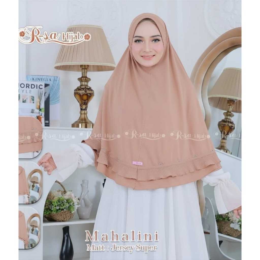 Hijab Jumbo R-Sa Bergo - Jilbab Bergo Jersey - R-Sa Mahalini Jumbo