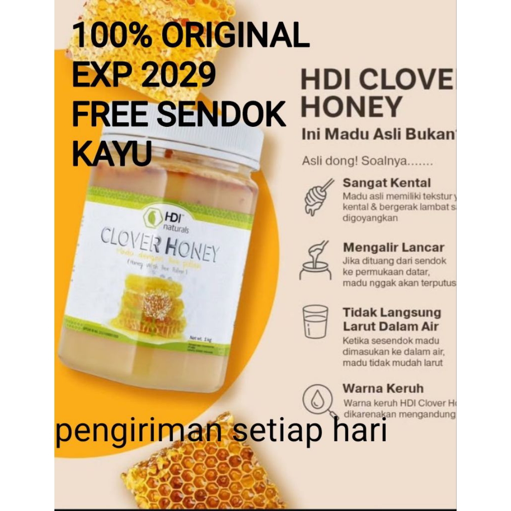 MADU CLOVER HONEY 1KG ASLI 2029 SEGEL