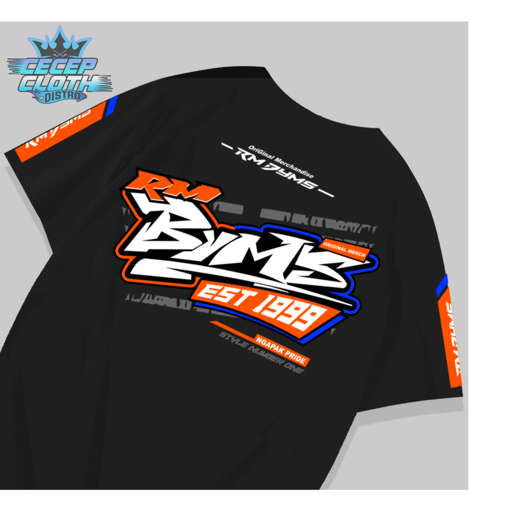 Kaos Rm Banyumas V3 / Baju Pria Wanita T-Shrit Cotton combed 24s