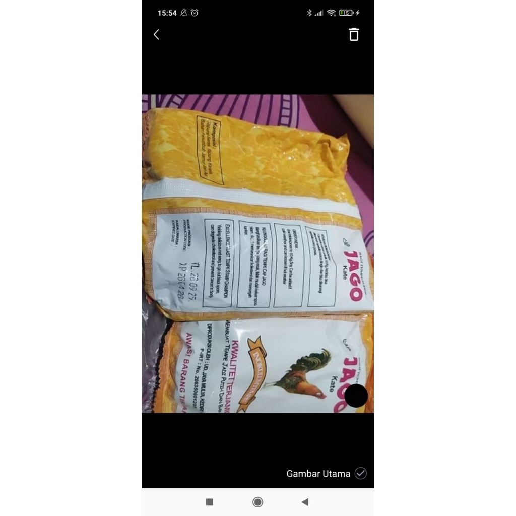 RAGI TEMPE KUALITAS TERBAIK CAP AYAM JAGO ORIGINAL KUALITAS TERJAMIN READY
