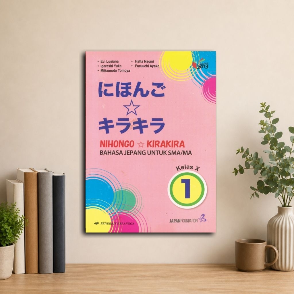 Buku Nihongo Kira Kira Bahasa Jepang Kelas 1 Untuk SMA/MA