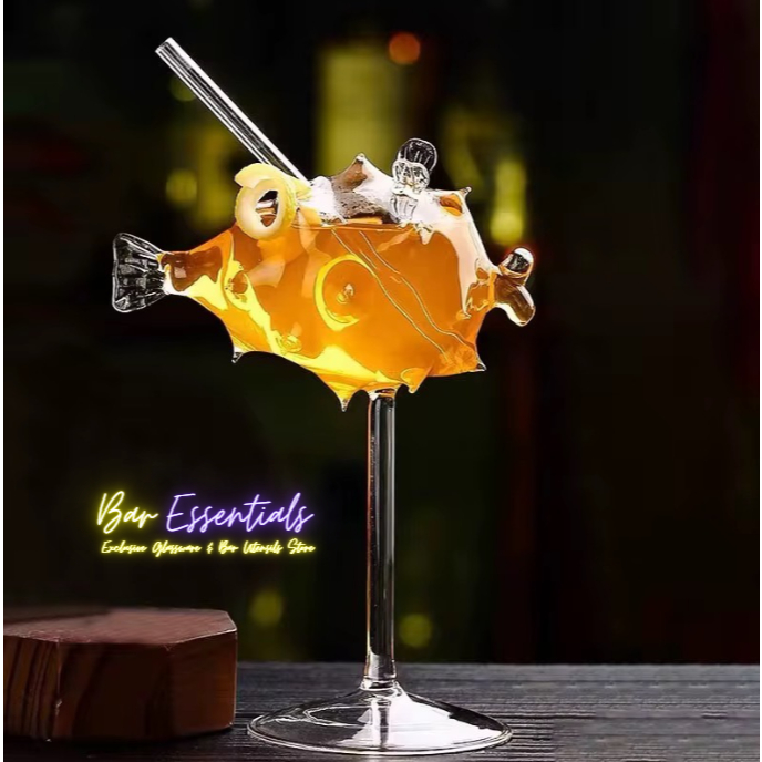 Artesian Animals Caracter Glass Selection // Bird // Nemo fish // swan cocktail glass fancy modern /