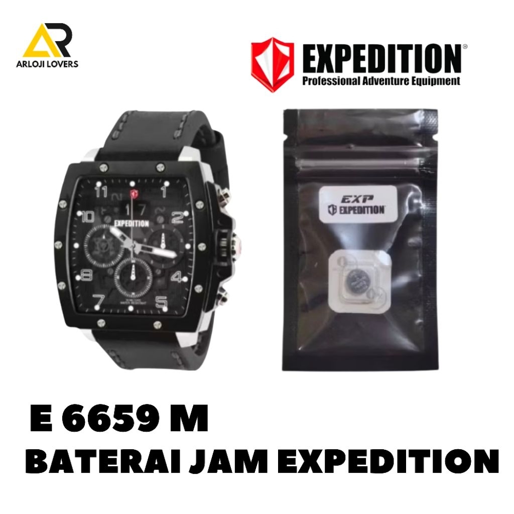 Baterai Jam Expedition Type E 6659 M Original