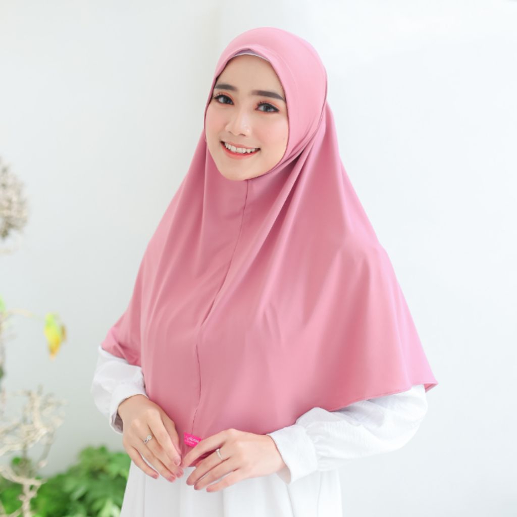 hijab instan kain kaos rayon premium