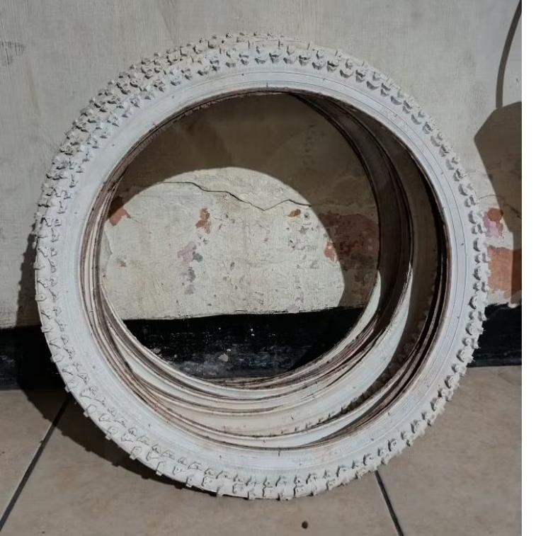 BAN LUAR SEPEDA 20 X 1.75 WHITE WALL KENDA BAN BMX PUTIH 20 INCH NOS