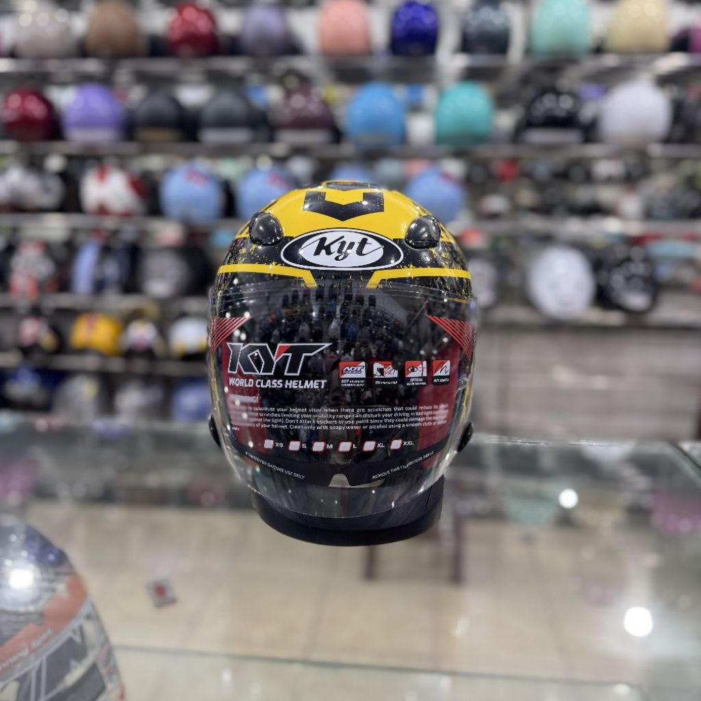 Helm KYT Half Face KYT DJ Maru Motif Seri